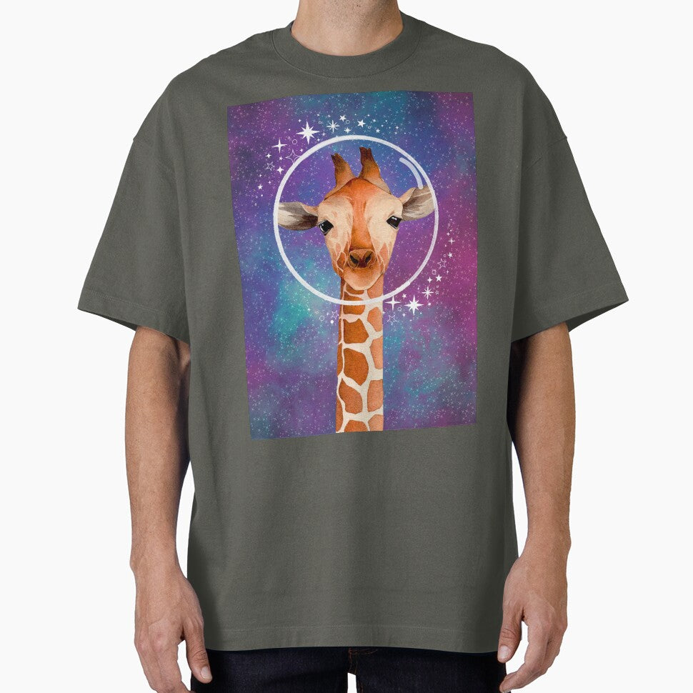 Space Giraffe with Helmet by CarefulCreation Unisex