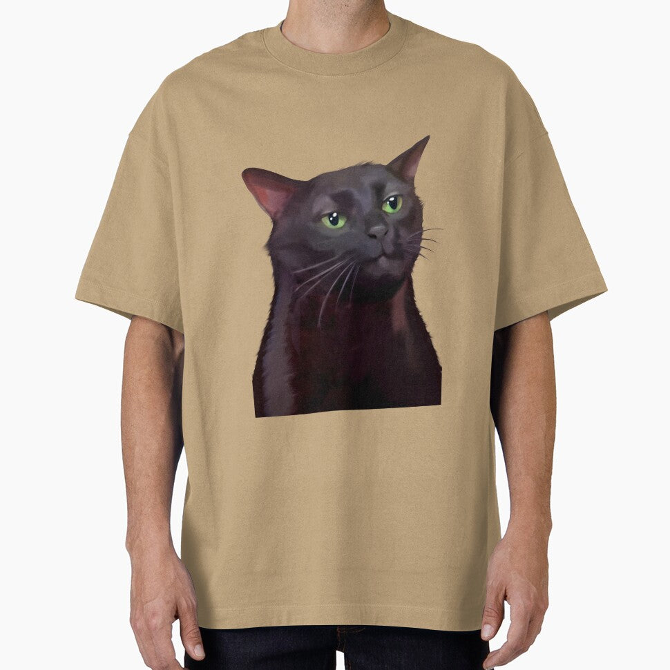 Black Cat Zoning Out Meme by Prime_Store