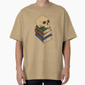 Dark Academia Skull on Stack of Books by easears
