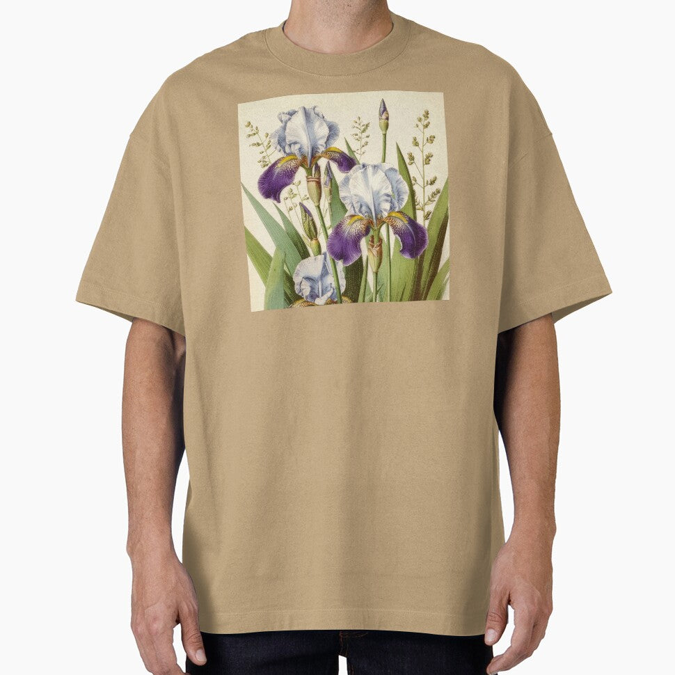 Vintage Iris Botanical Illustration by Rutvain