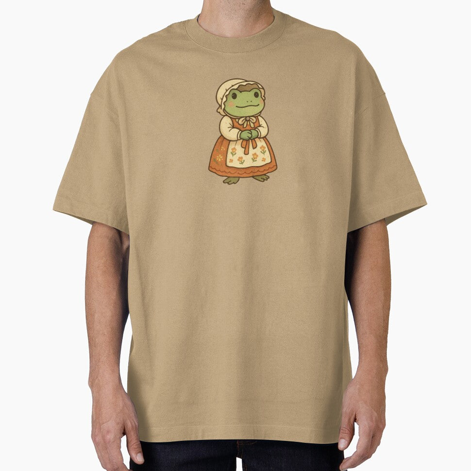 Cottagecore Frog Grandma in Floral Dress by Snacky Paws