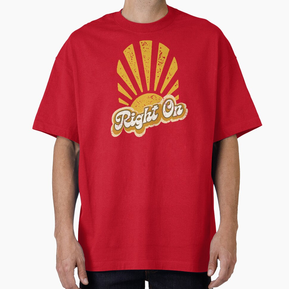 Retro | Right On | Groovy Sunbeam | 70s Vintage Look by jenxtees