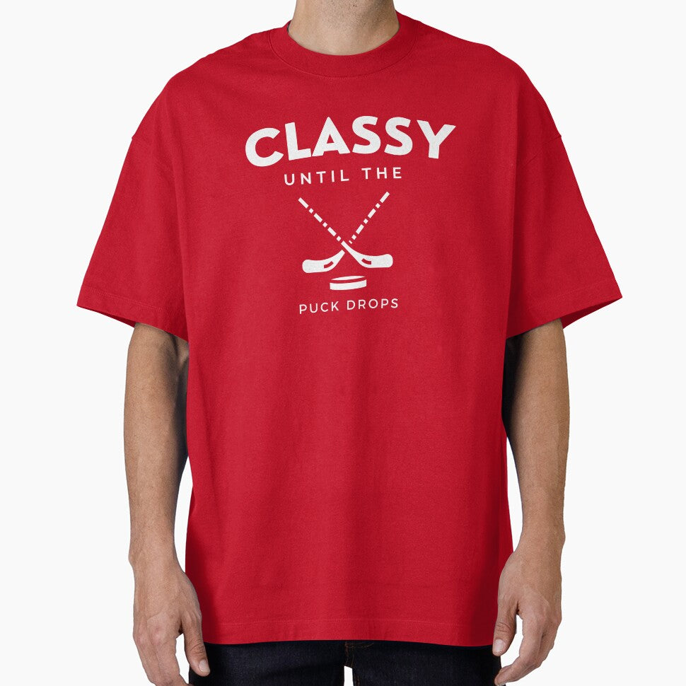Classy Until The Puck Drops l Hockey girl by Sujitra  Romyen