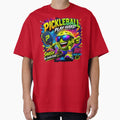 Pickleball Ball Mascot Play Hard Splash Art by AgnesB77