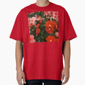 Red Pink Green flowers by Iritof by iritof
