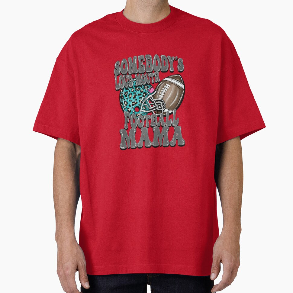 Somebody's Loud Mouth Football Mama – Funny Football Mom Design by MarlandTreasures