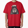 Capybara Christmas | Christmas Capy | His Name is Gort | Portrait by Any Color Designs