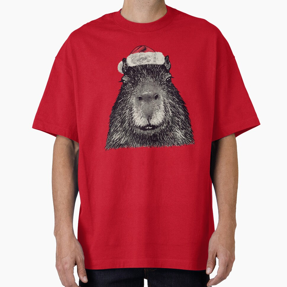 Capybara Christmas | Christmas Capy | His Name is Gort | Portrait by Any Color Designs
