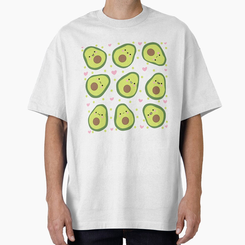 Kawaii avocado pattern by Yarafantasyart