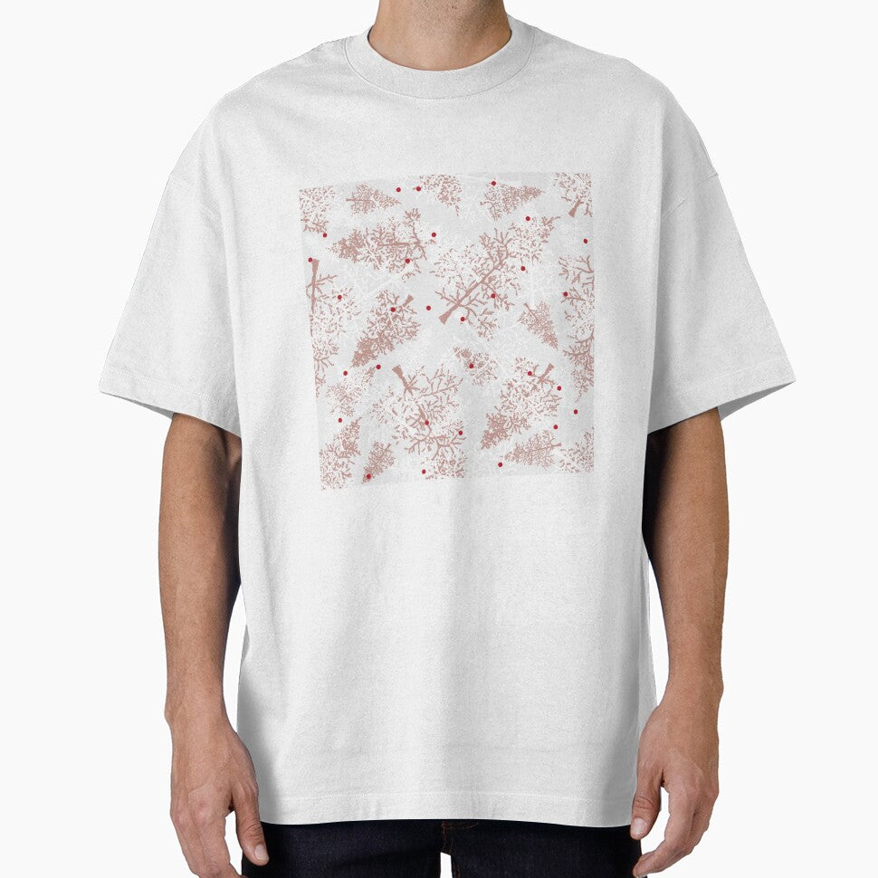 Christmas Glimmer: Red Christmas Vibe on white elegance by PrintsByAnnJ