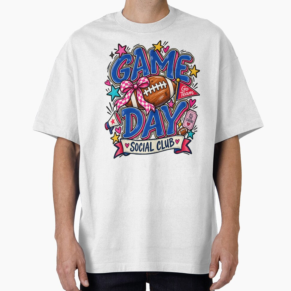 Game Day Football Girly Sports Graphic by Vireltoo