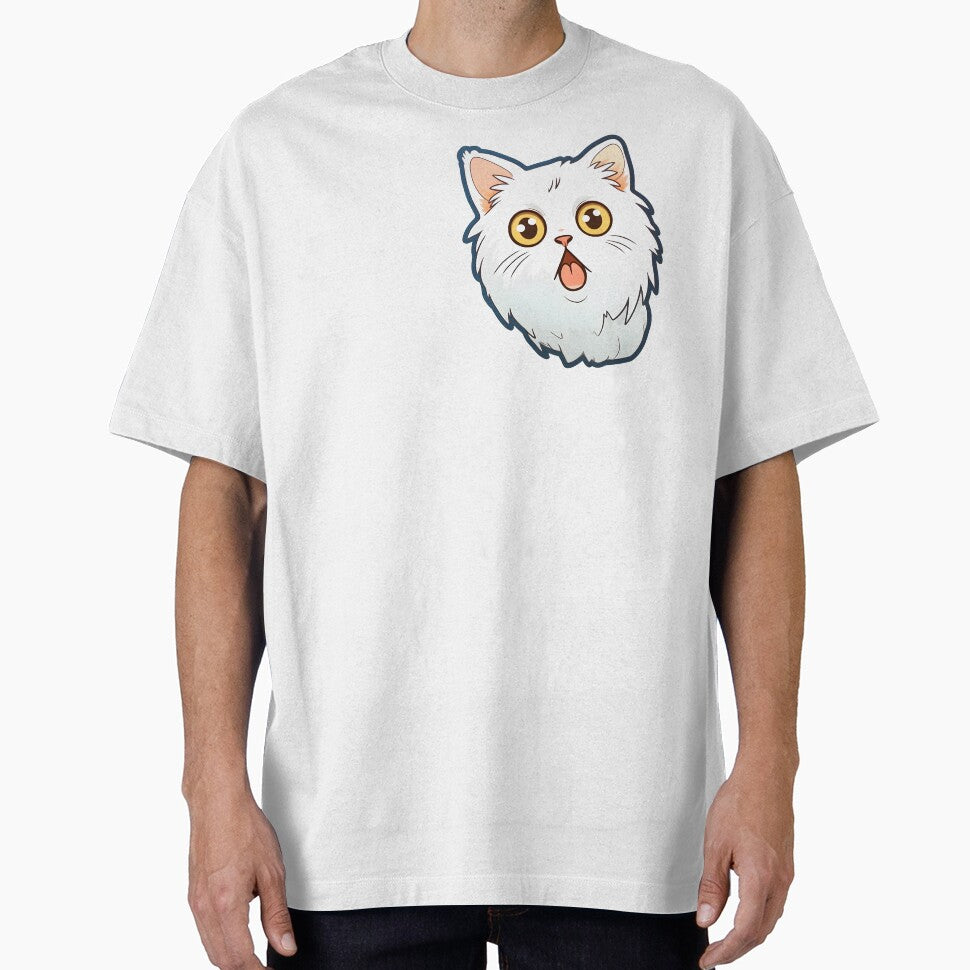 Funny Meme Suprised Cat by Kubala Designs