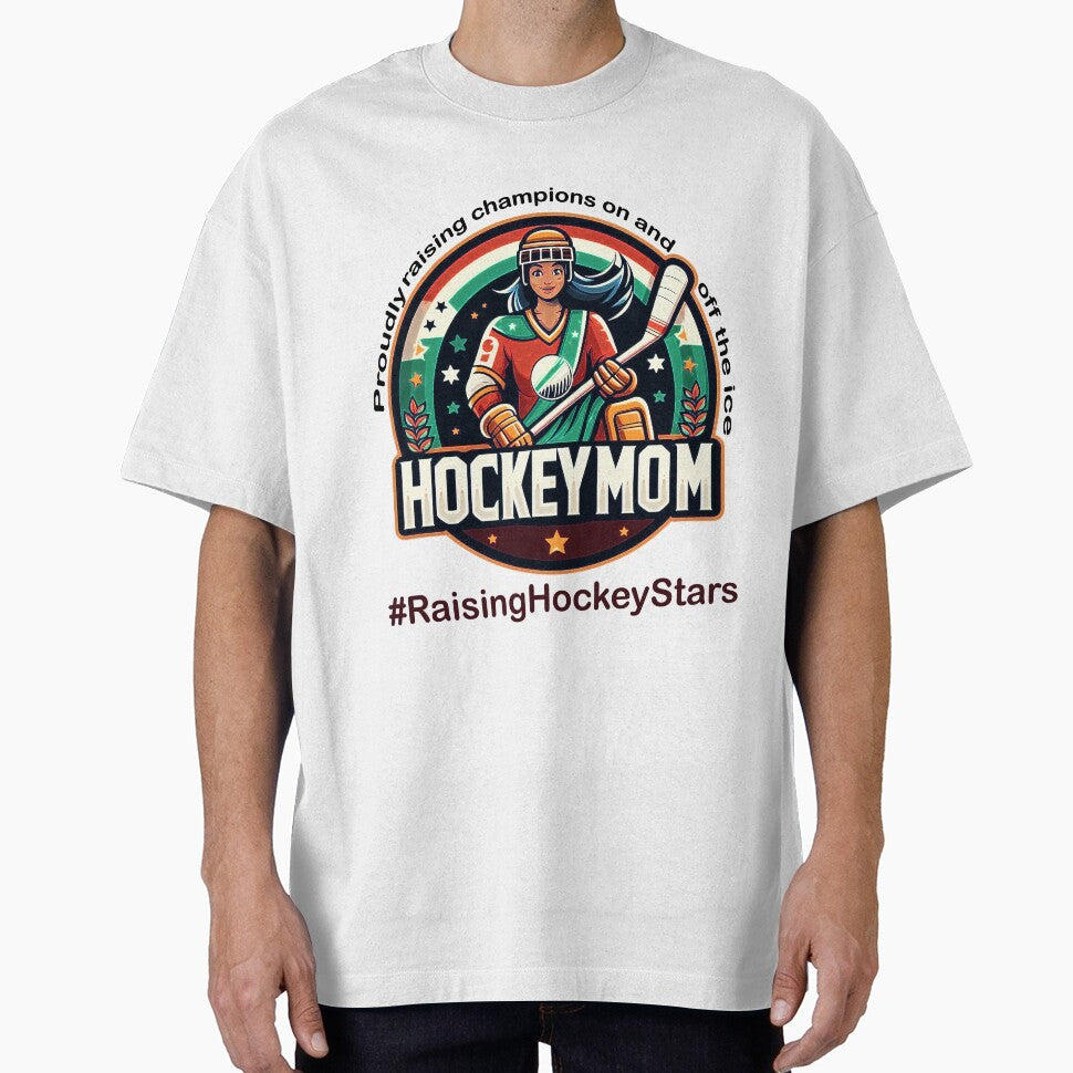 Proudly raising champions on and off the ice : Hockey Mom by PoliTeeIncorrec