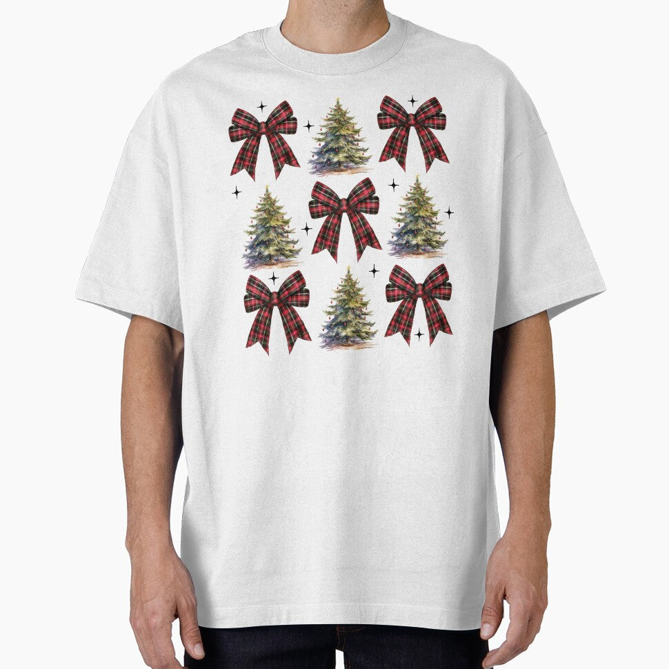 Christmas Tree Coquette Bow Shirt, Holiday gift, Christmas vibes, New year gift, Festive Mama & Grandma Gift, Christmas 2024, Christmas present by Noe Mill