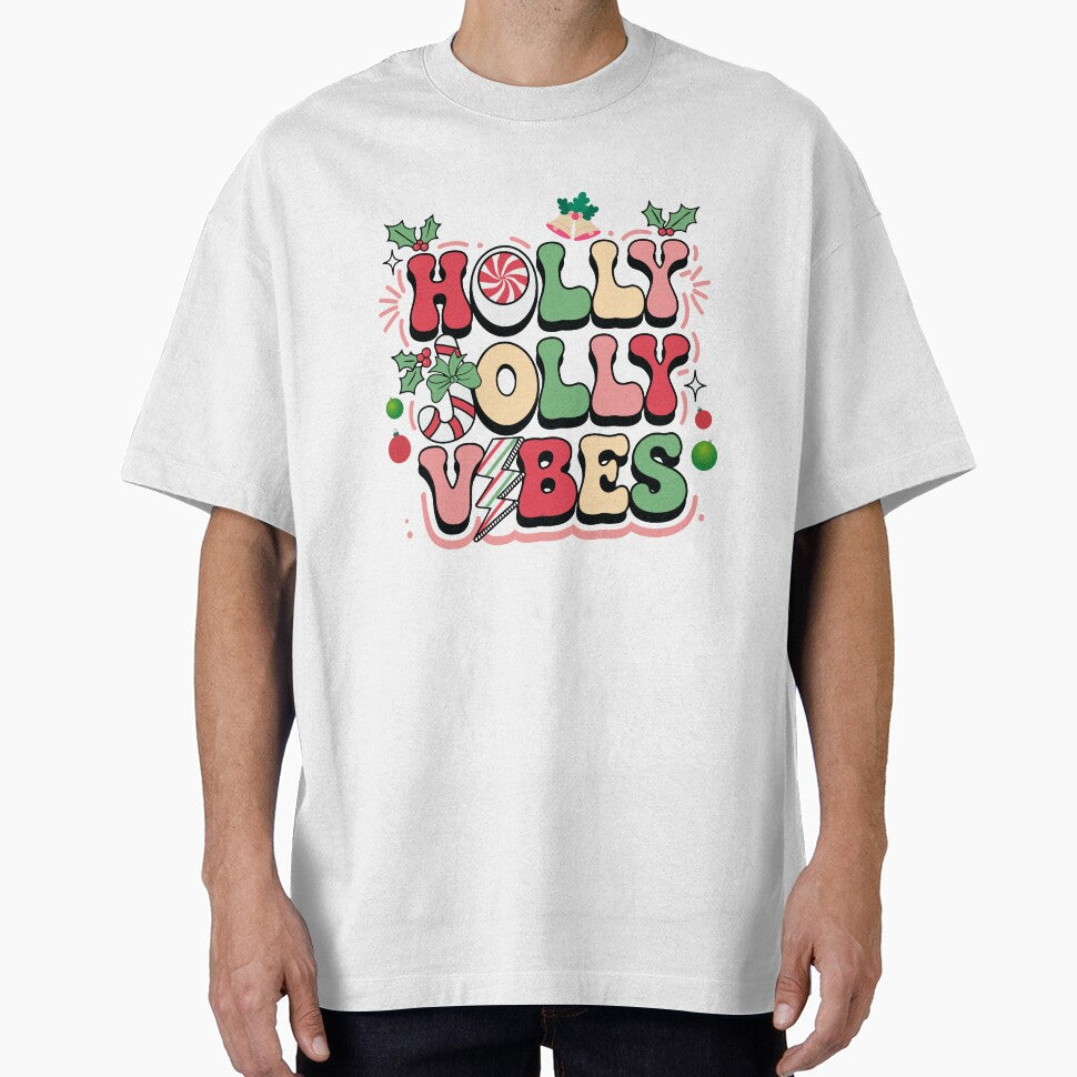 Holly Jolly Vibes Christmas by CozyVibeTees