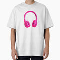 Pink Headphones Girly Music Aesthetic by jianina-alondra