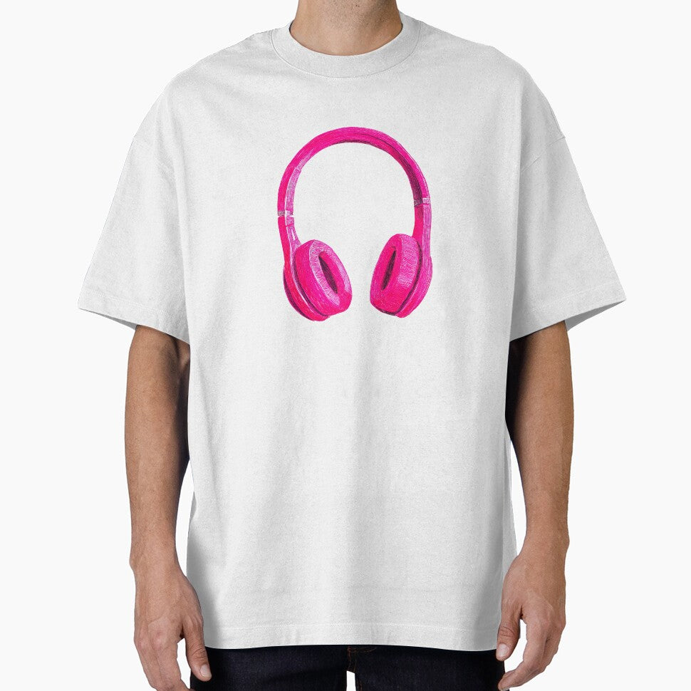 Pink Headphones Girly Music Aesthetic by jianina-alondra