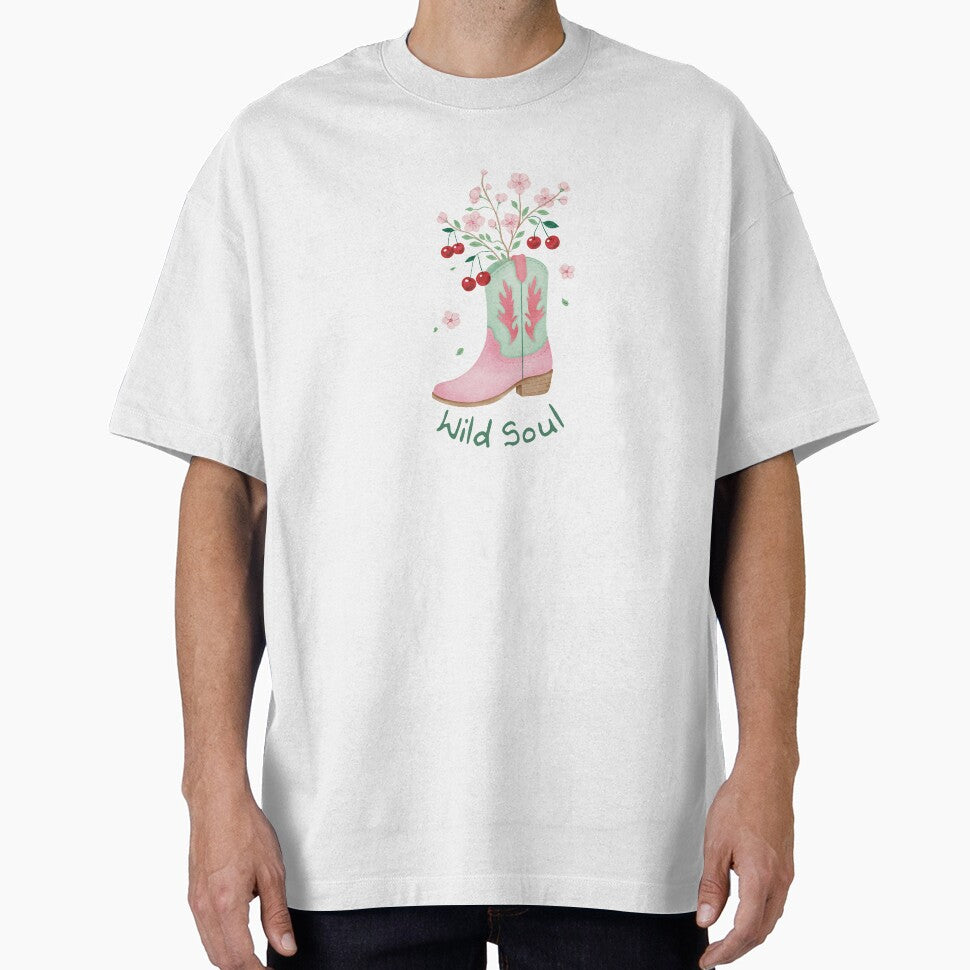 Wild Soul Cowgirl Boots Cute Illustration by magicstorytale