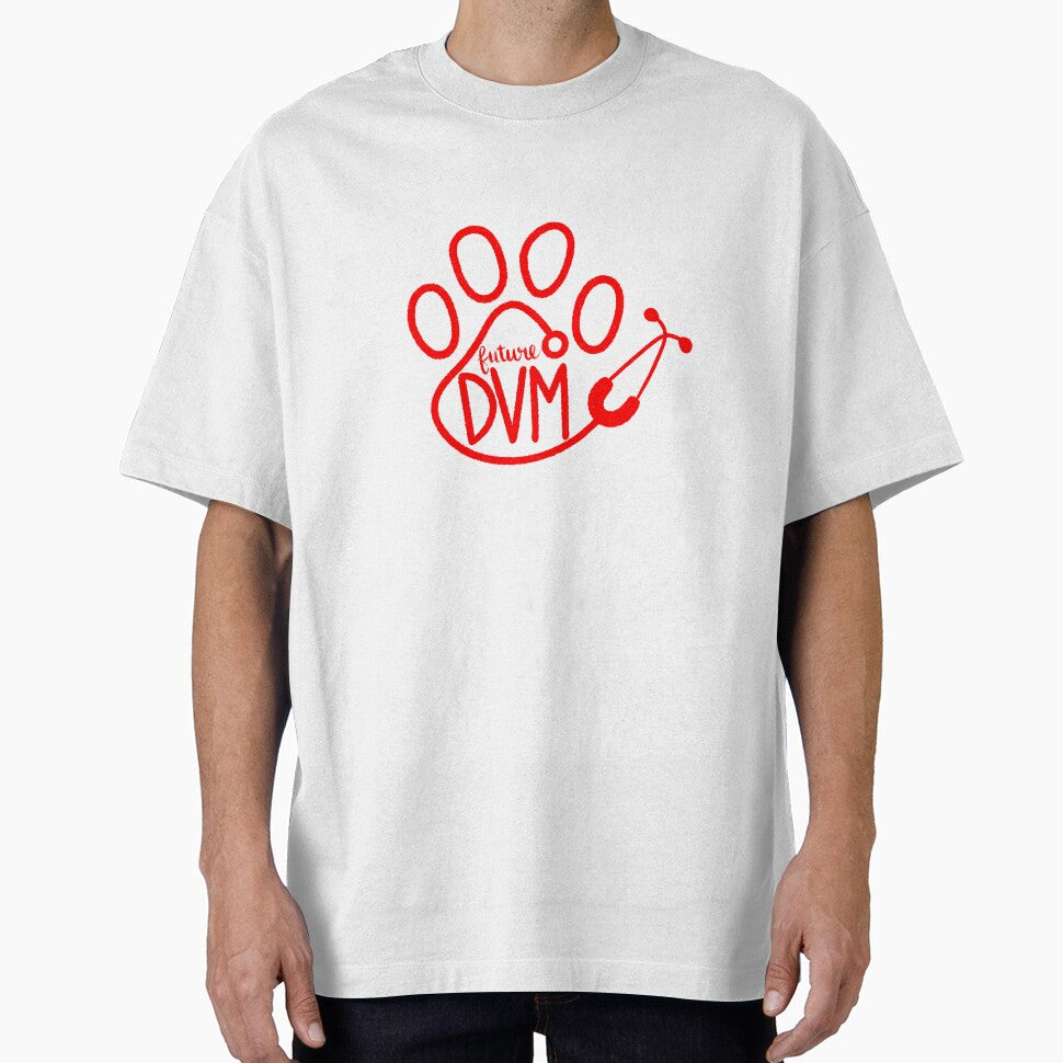 future DVM red pawprint & stethoscope by Rivershire Collective