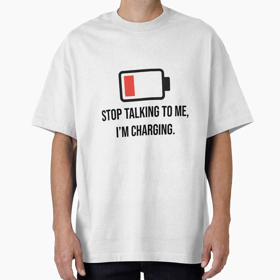 Stop Talking To Me, I'm Charging Introvert by FunnyGayGuy