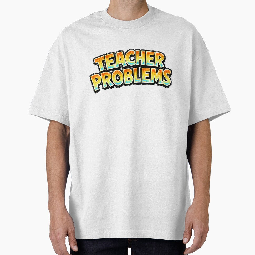 TEACHER PROBLEMS – hand drawn childlike typography by Mac Sketches