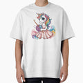Unicorn Crocheting  with Rainbow Yarn by jkrphoto