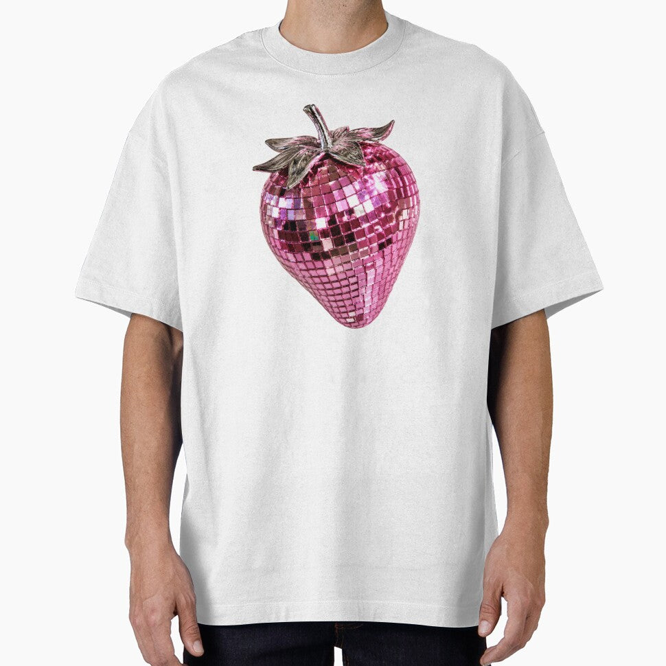 disco pink strawberry by funkyrainbowss