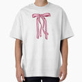 Long Pink Ribbon Bow by Kusaka.art