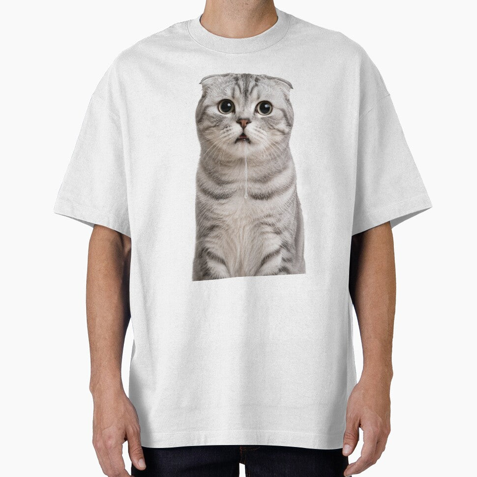 Drooling Cat Meme Reaction Face by teeperfect