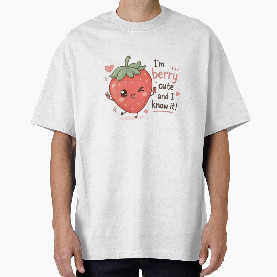 Cute strawberry kawaii sticker. by Vegasstickers