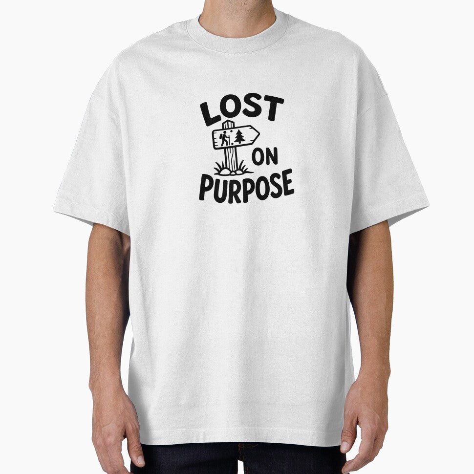 Lost on Purpose – Hiking Trail Sign by EastEndTownie