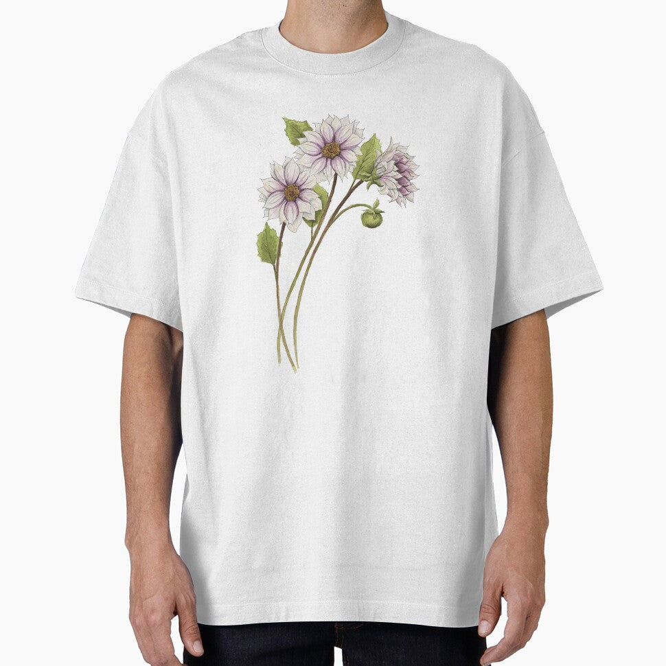 Purple Watercolor Flowers by NaughtyFlorals
