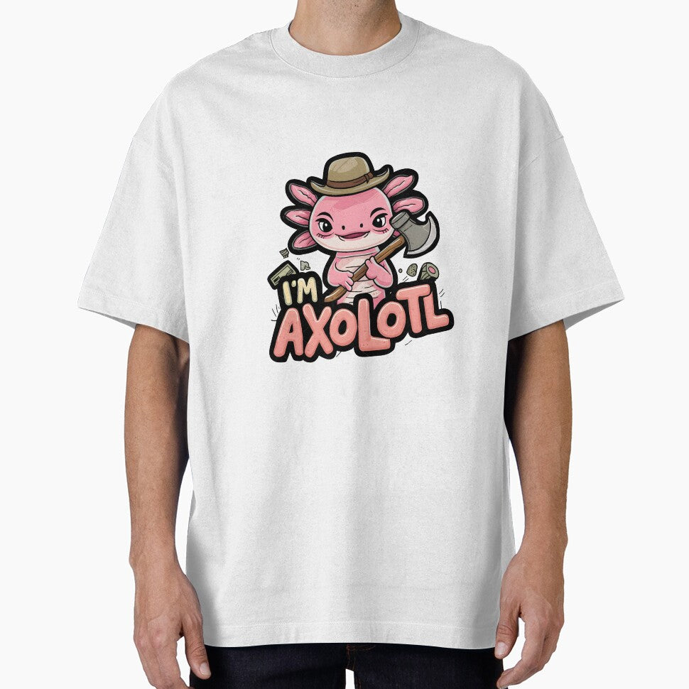I'm Axolotl Cute Pink Funny Salamander Lover Boys Girls Gift by JellyFish1314