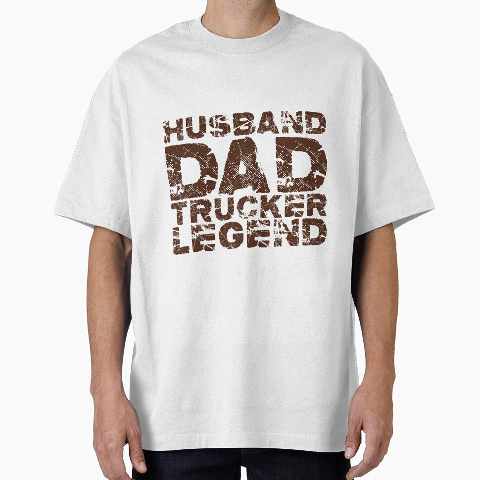 Husband Dad Trucker Legend #1 by aifuntime
