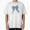 Blue bows with pink flowers by MendaciousMina