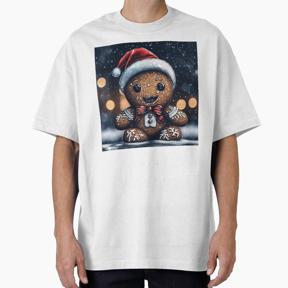 Christmas and Holiday Gingerbread man - Watercolor & Ink 19 by KBMediaArt
