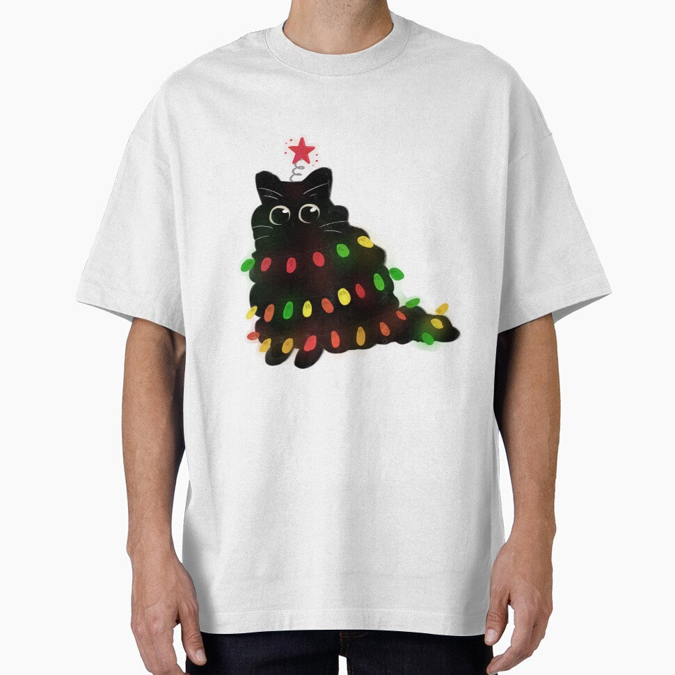 Black Cat Christmas Tree by Asutip