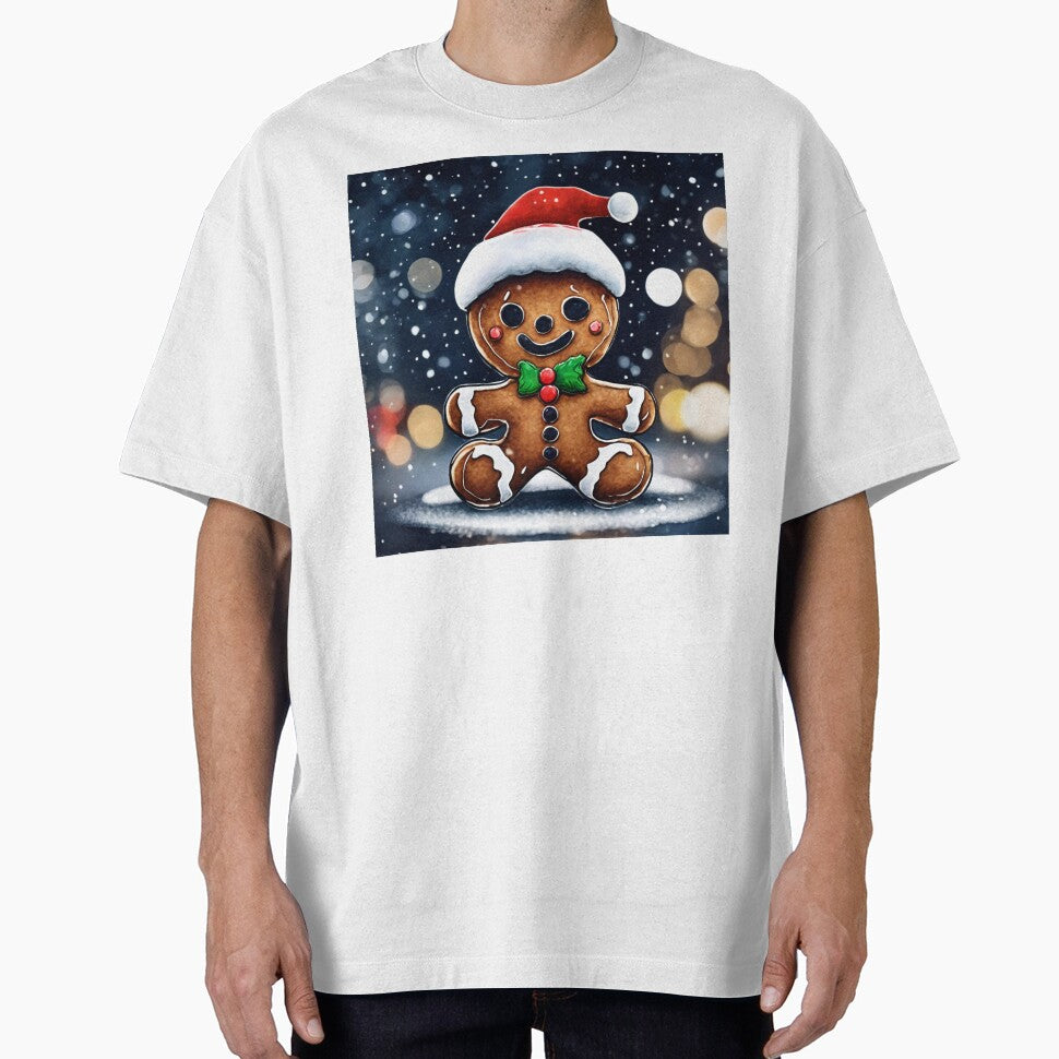 Christmas and Holiday Gingerbread man - Watercolor & Ink 15 by KBMediaArt