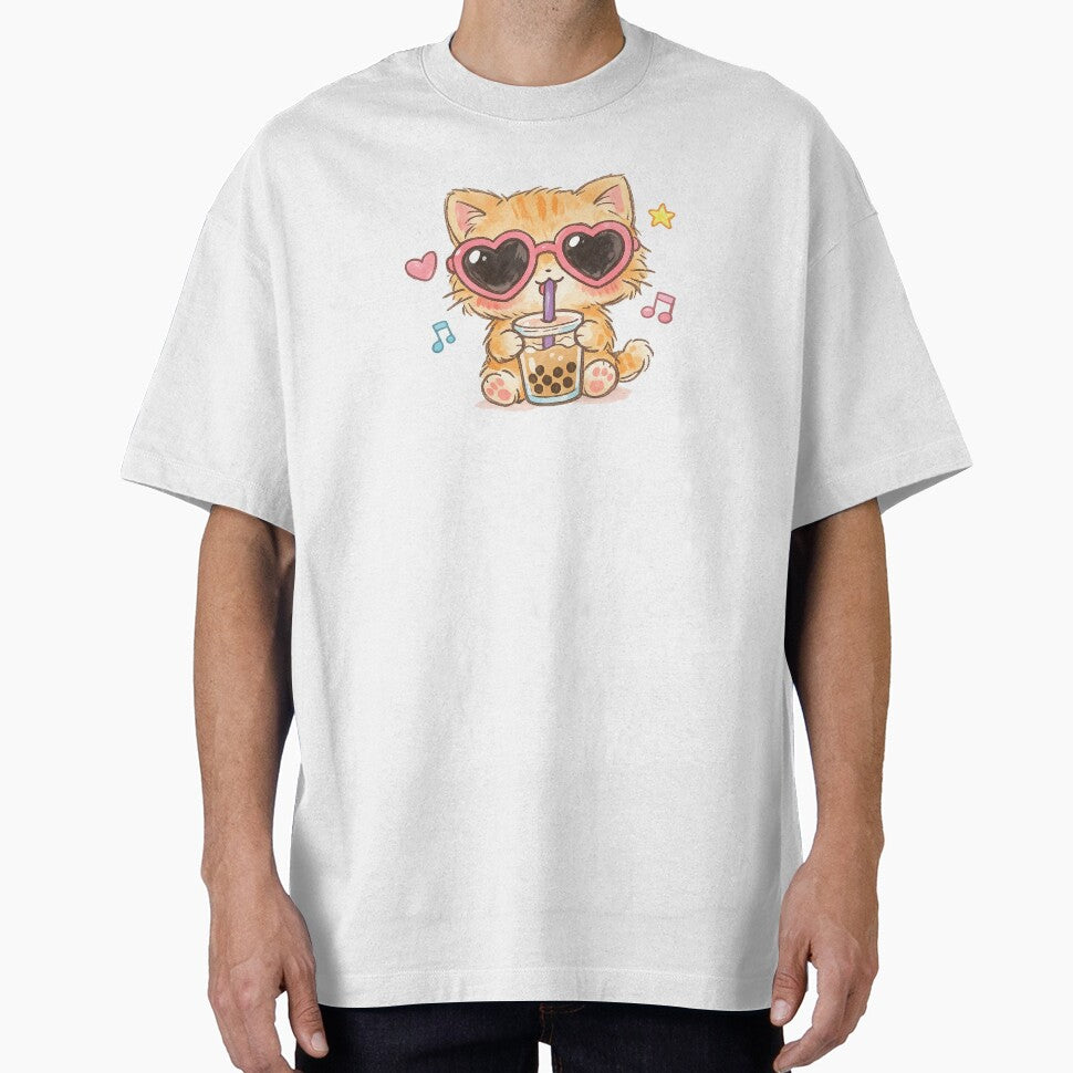 Cute cat - Kawaii style art by t-patterns