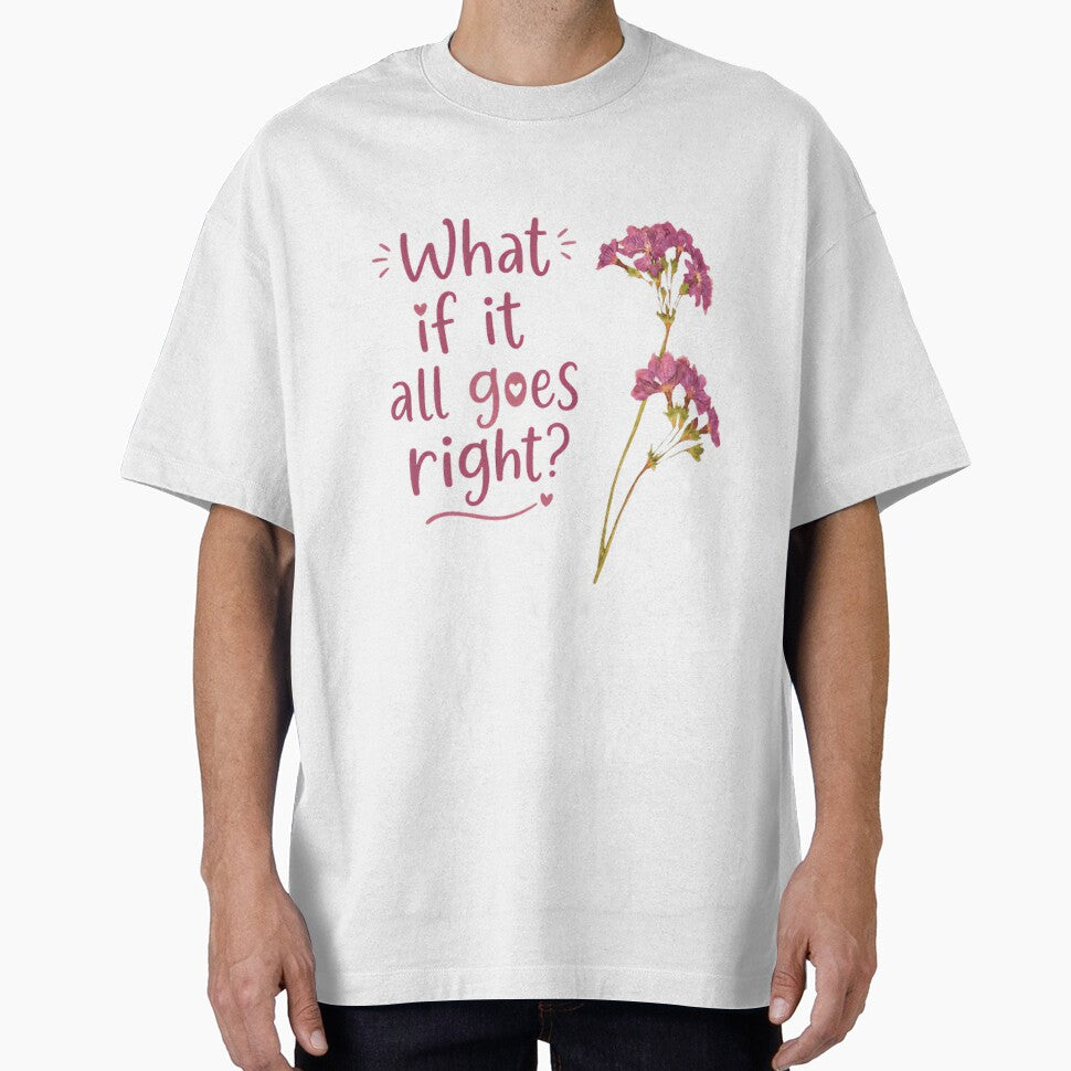 What If It All Goes Right? Positive Thinking Motivation Inspiration by RetroMini2026