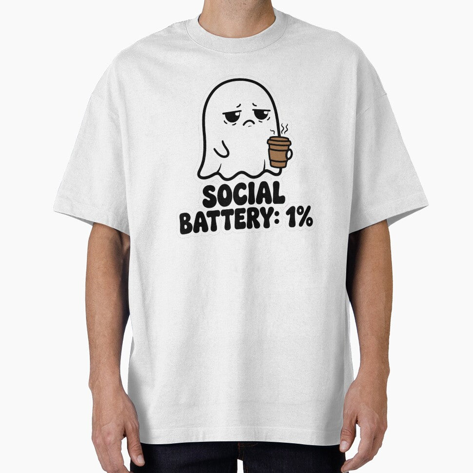Social Battery Ghost by MMateka