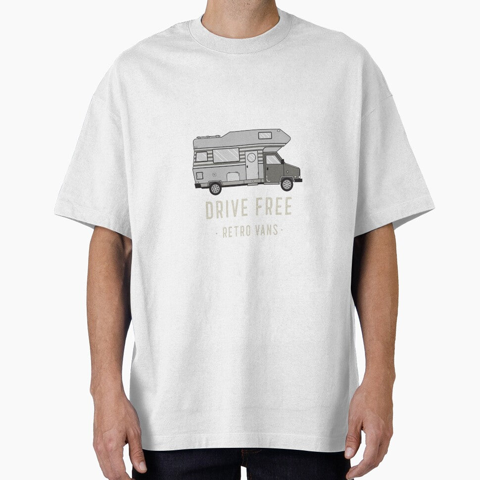 Drive Free Retro Vans Van Life Camping by Rene-Greff