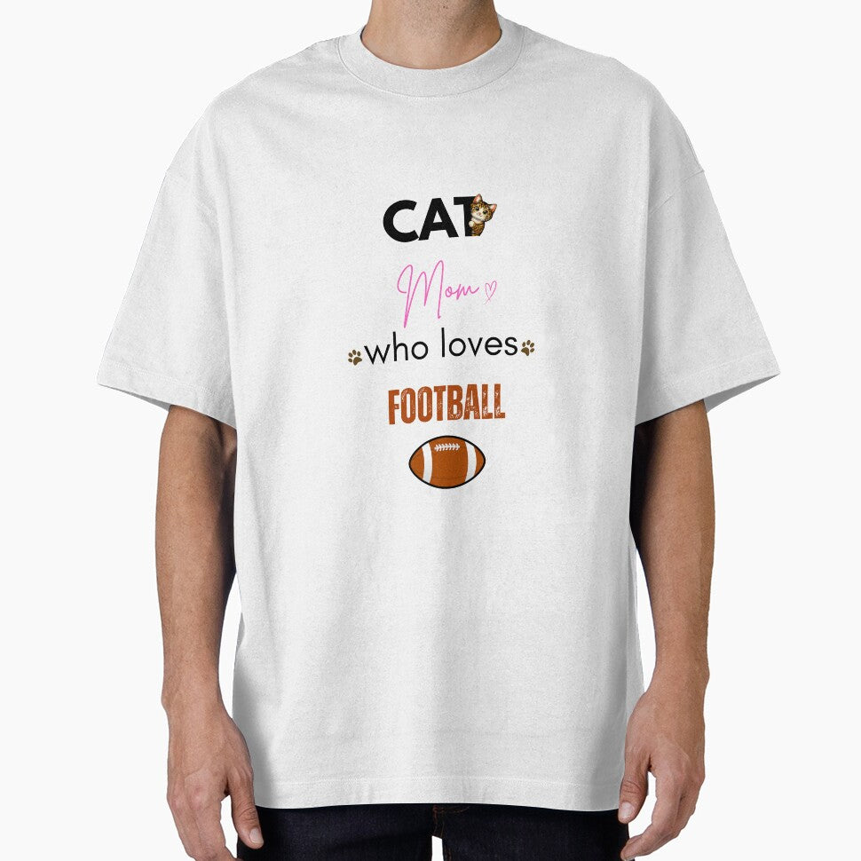 Cat Mom Who Loves Football (US) by PawFitt