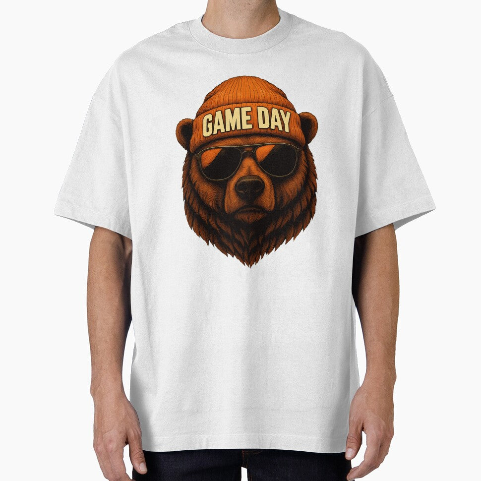 Cool Bear Game Day Beanie Sunglasses Graphic by AndrewJac21264