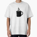 Black Mug with Steam Glow Graphic by SurajDesigns