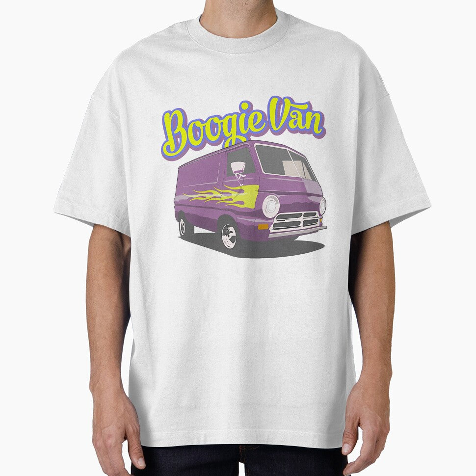 Retro Boogie Van With Flames Graphic, Merch By Amazon, Redbubble, Teepublic, Limited Edition, Perfe by GaizkaOtxoa