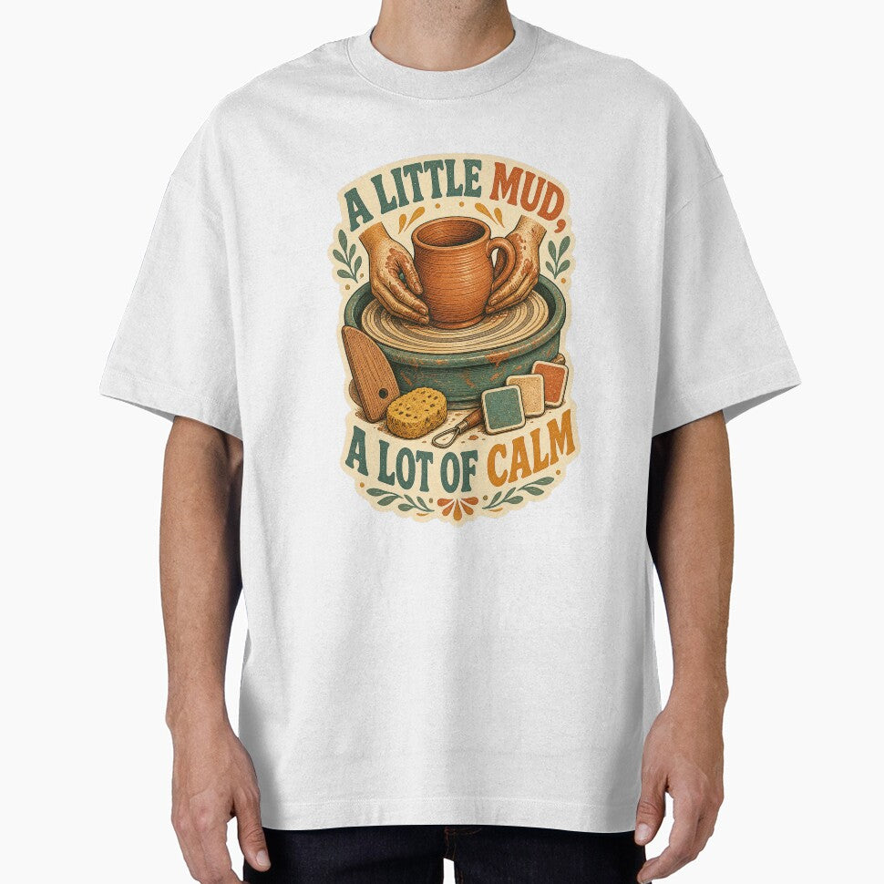 A Little Mud A Lot of Calm Pottery Art by CheerfulNest