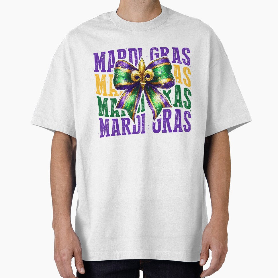 Mardi Gras Coquette Bow by ShopFanCreation