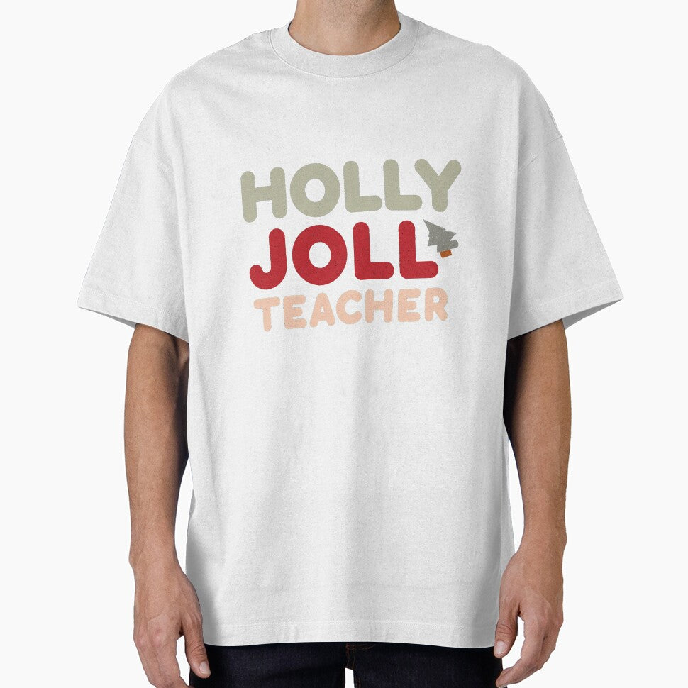 Holly Jolly Teacher Christmas Tree by lht6474