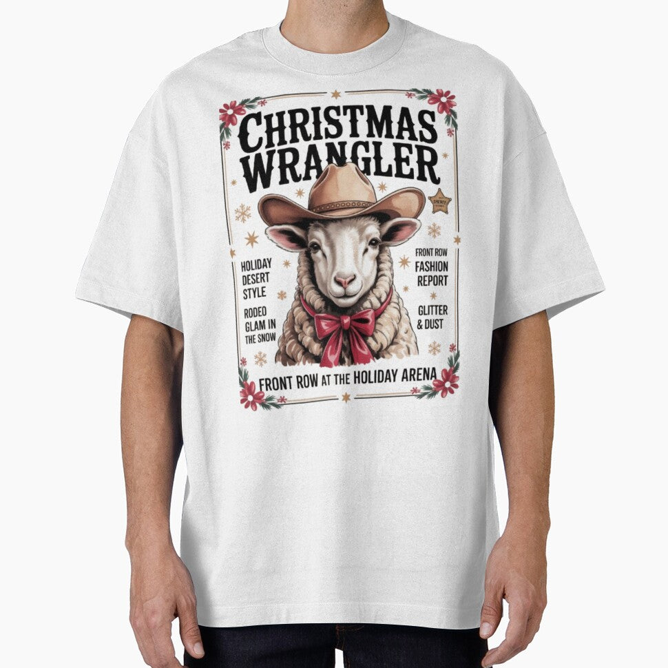 Western Christmas Sheep by JediKittenWars
